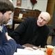 Divadlo Na Jezerce Othello prvni ctena zkouska Martin Hilsky a Jan Hrusinsky foto Ivan Kahun